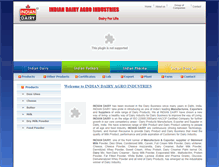Tablet Screenshot of indiandairy.co.in